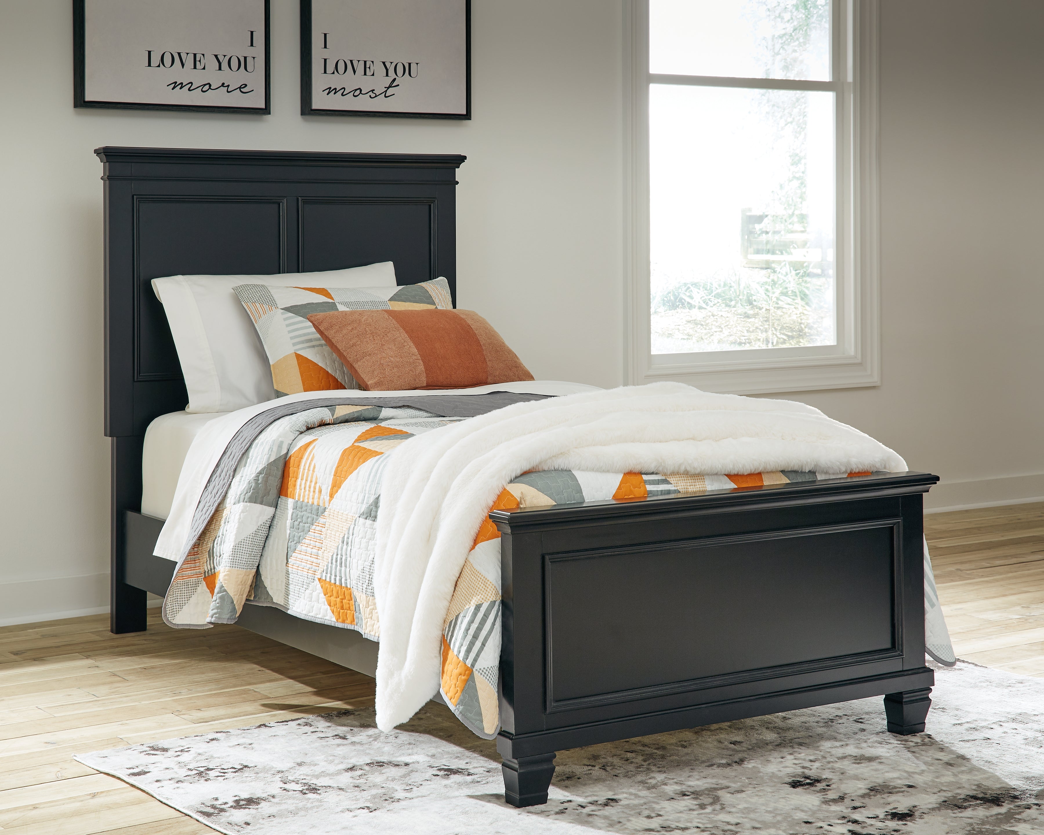 Best Deals Furniture - Ashley Furniture - Lanolee Twin Panel Bed - Twin Panel Bed - B687B2