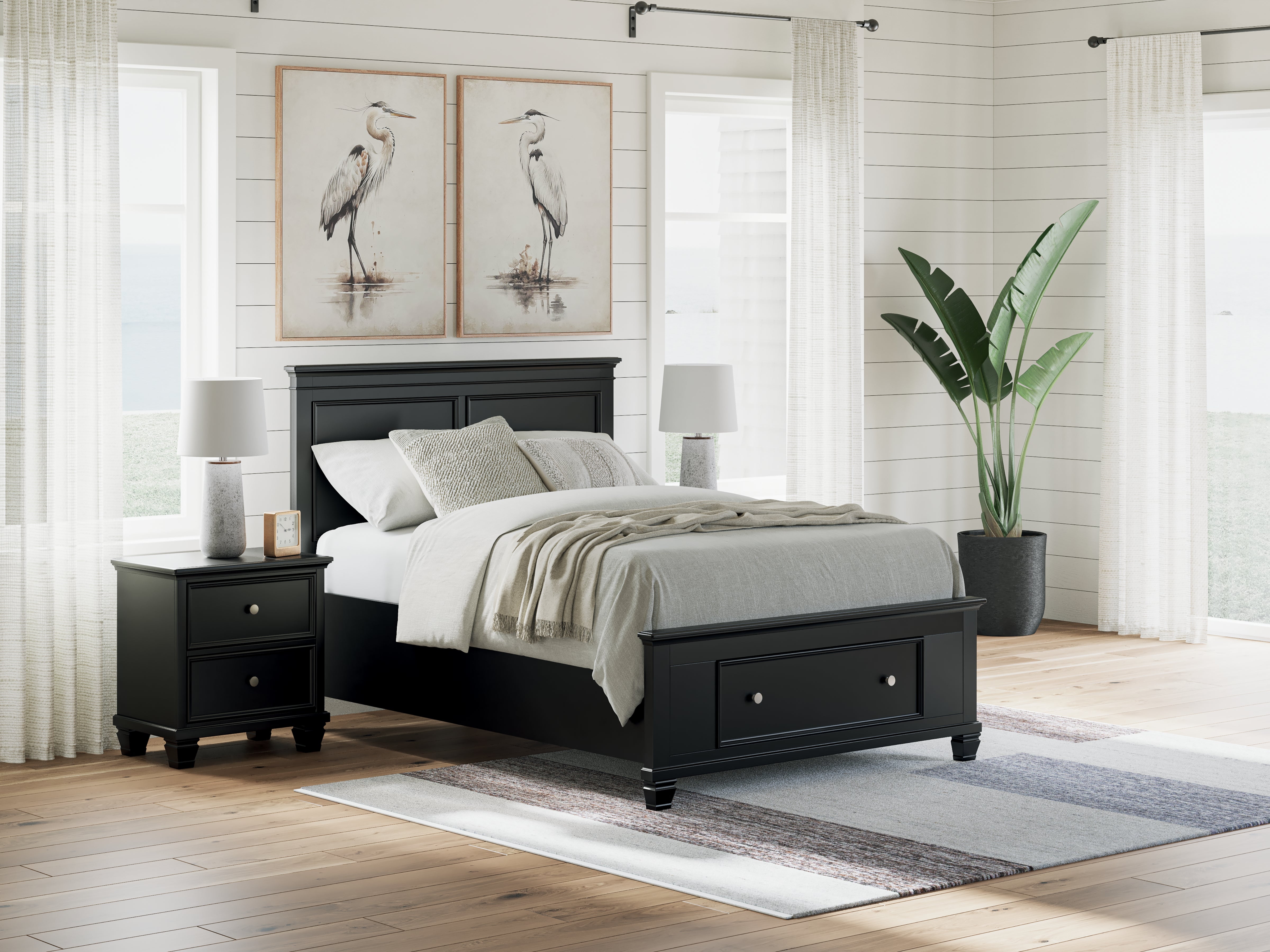 Best Deals Furniture - Ashley Furniture - Lanolee Full Panel Storage Bed - Full Panel Storage Bed - B687B22