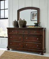 Best Deals Furniture - Ashley Furniture - Porter Dresser and Mirror - Dresser and Mirror - B697B1