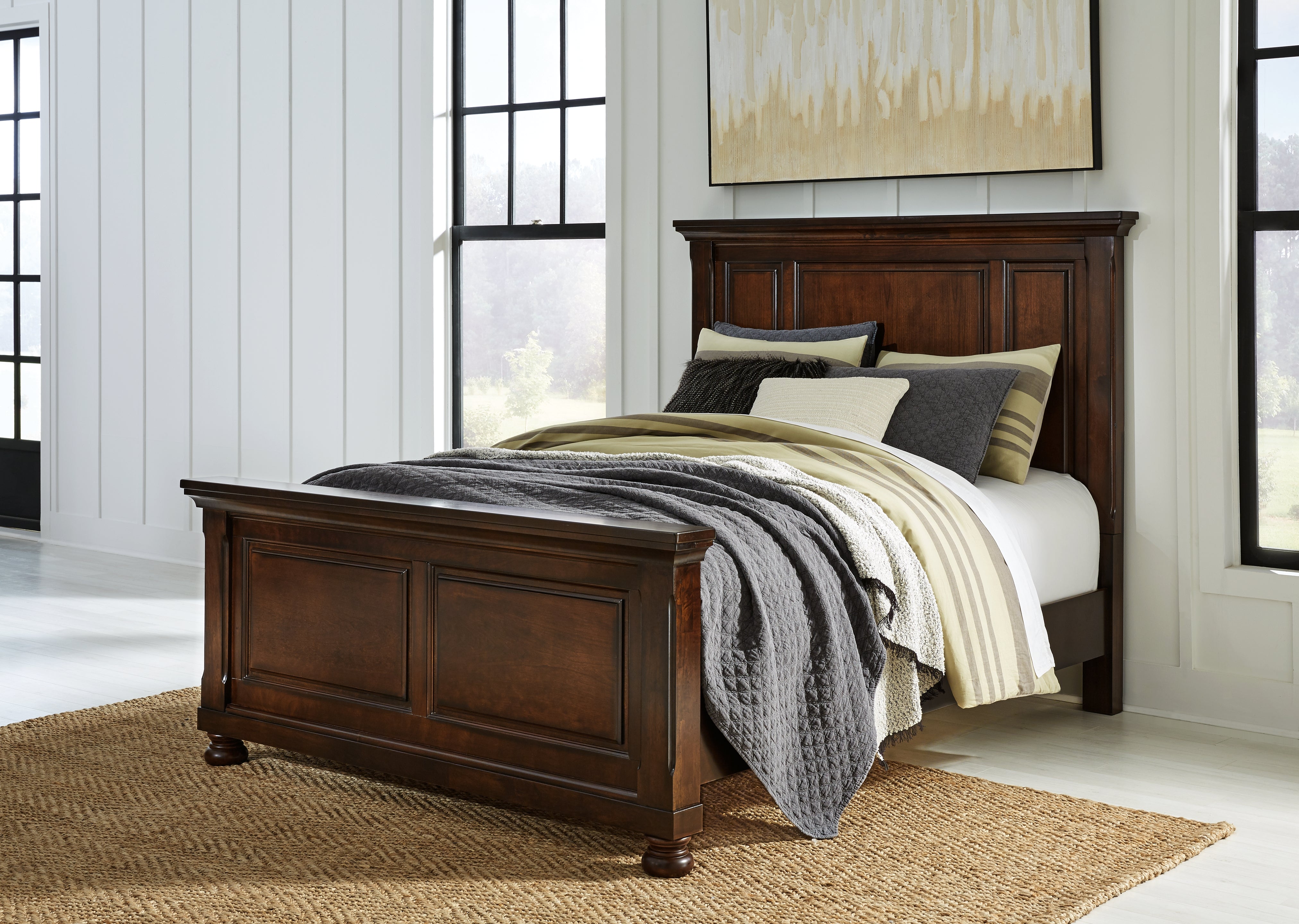 Best Deals Furniture - Ashley Furniture - Porter Queen Panel Bed - Queen Panel Bed - B697B2