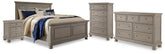 Best Deals Furniture - Ashley Furniture - Lettner California King Panel Bed, Dresser, Chest and 2 Nightstands - California King Panel Bed, Dresser, Chest and 2 Nightstands - B733B47