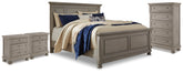 Best Deals Furniture - Ashley Furniture - Lettner King Panel Bed, Chest and 2 Nightstands - King Panel Bed, Chest and 2 Nightstands - B733B59