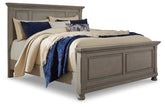 Best Deals Furniture - Ashley Furniture - Lettner Queen Panel Bed, Dresser, Mirror and 2 Nightstands - Queen Panel Bed, Dresser, Mirror and 2 Nightstands / Light Gray - B733B43