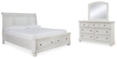 Best Deals Furniture - Ashley Furniture - Robbinsdale King Sleigh Storage Bed, Dresser and Mirror - King Sleigh Storage Bed, Dresser and Mirror - B742B29