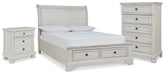 Best Deals Furniture - Ashley Furniture - Robbinsdale Full Sleigh Storage Bed, Chest and Nightstand - Full Sleigh Storage Bed, Chest and Nightstand - B742B48