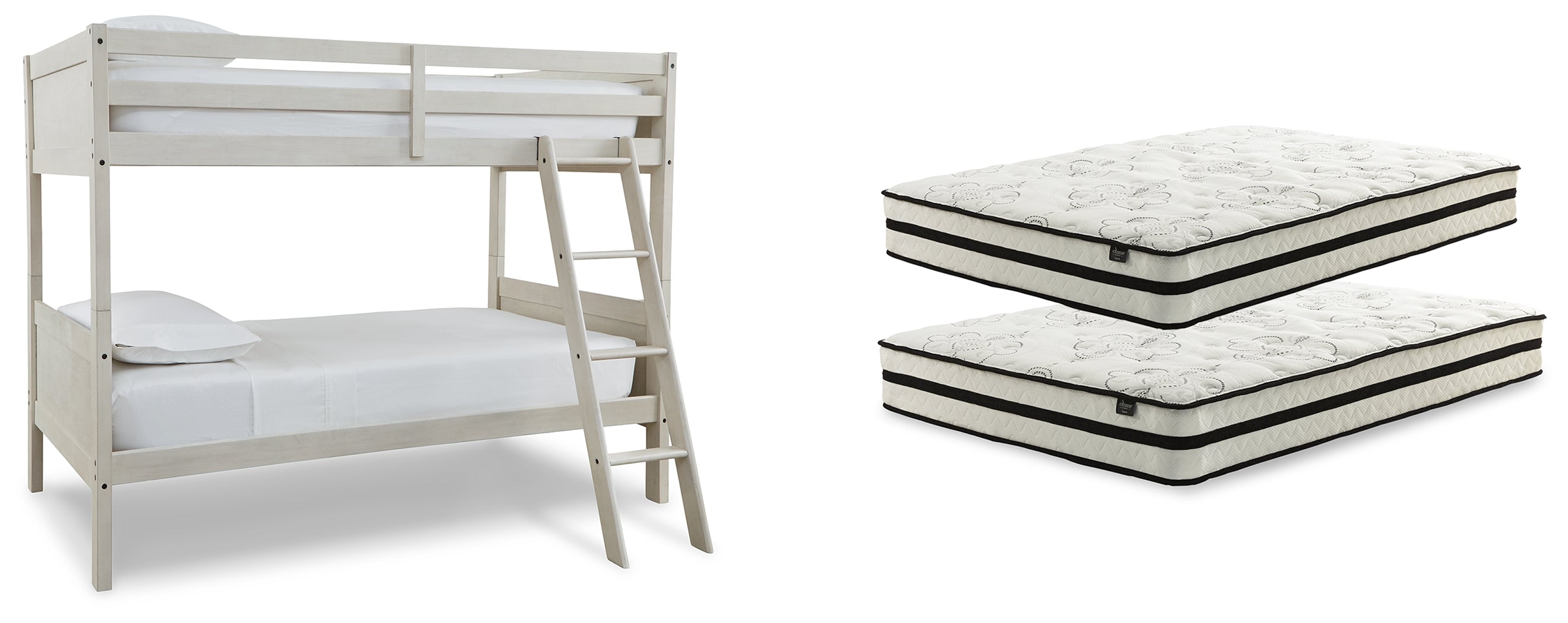 Best Deals Furniture - Ashley Furniture - Robbinsdale Bunk Bed and Mattresses - Bunk Bed and Mattresses - B742B45