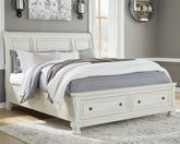 Best Deals Furniture - Ashley Furniture - Robbinsdale King Sleigh Bed with Storage - King Sleigh Bed with Storage - B742B8
