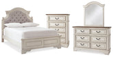 Best Deals Furniture - Ashley Furniture - Realyn Full Panel Bed, Dresser, Mirror and Chest - Full Panel Bed, Dresser, Mirror and Chest - B743B80