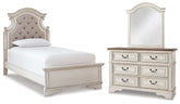 Best Deals Furniture - Ashley Furniture - Realyn Twin Bed, Dresser and Mirror - Twin Bed, Dresser and Mirror - B743B16
