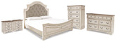 Best Deals Furniture - Ashley Furniture - Realyn King Panel Bed, Dresser, Chest and 2 Nightstands - King Panel Bed, Dresser, Chest and 2 Nightstands - B743B75