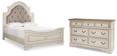 Best Deals Furniture - Ashley Furniture - Realyn Queen Panel Bed and Dresser - Queen Panel Bed and Dresser - B743B72