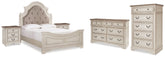 Best Deals Furniture - Ashley Furniture - Realyn Queen Panel Bed, Dresser, Chest and 2 Nightstands - Queen Panel Bed, Dresser, Chest and 2 Nightstands - B743B45
