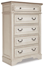 Realyn Chest and 2 Nightstands