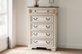 Best Deals Furniture - Ashley Furniture - Realyn Chest of Drawers - Five Drawer Chest - B743-46