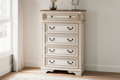 Best Deals Furniture - Ashley Furniture - Realyn Chest of Drawers - Five Drawer Chest - B743-46
