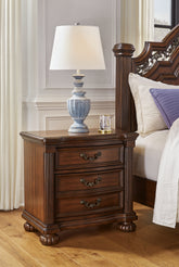 Best Deals Furniture - Ashley Furniture - Lavinton Nightstand - Three Drawer Night Stand - B764-93