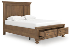 Best Deals Furniture - Ashley Furniture - Feddinger Queen Panel Storage Bed - Queen Panel Storage Bed - PCB779B11