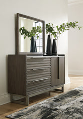Best Deals Furniture - Ashley Furniture - Arkenton Dresser and Mirror - Dresser and Mirror - B786B1