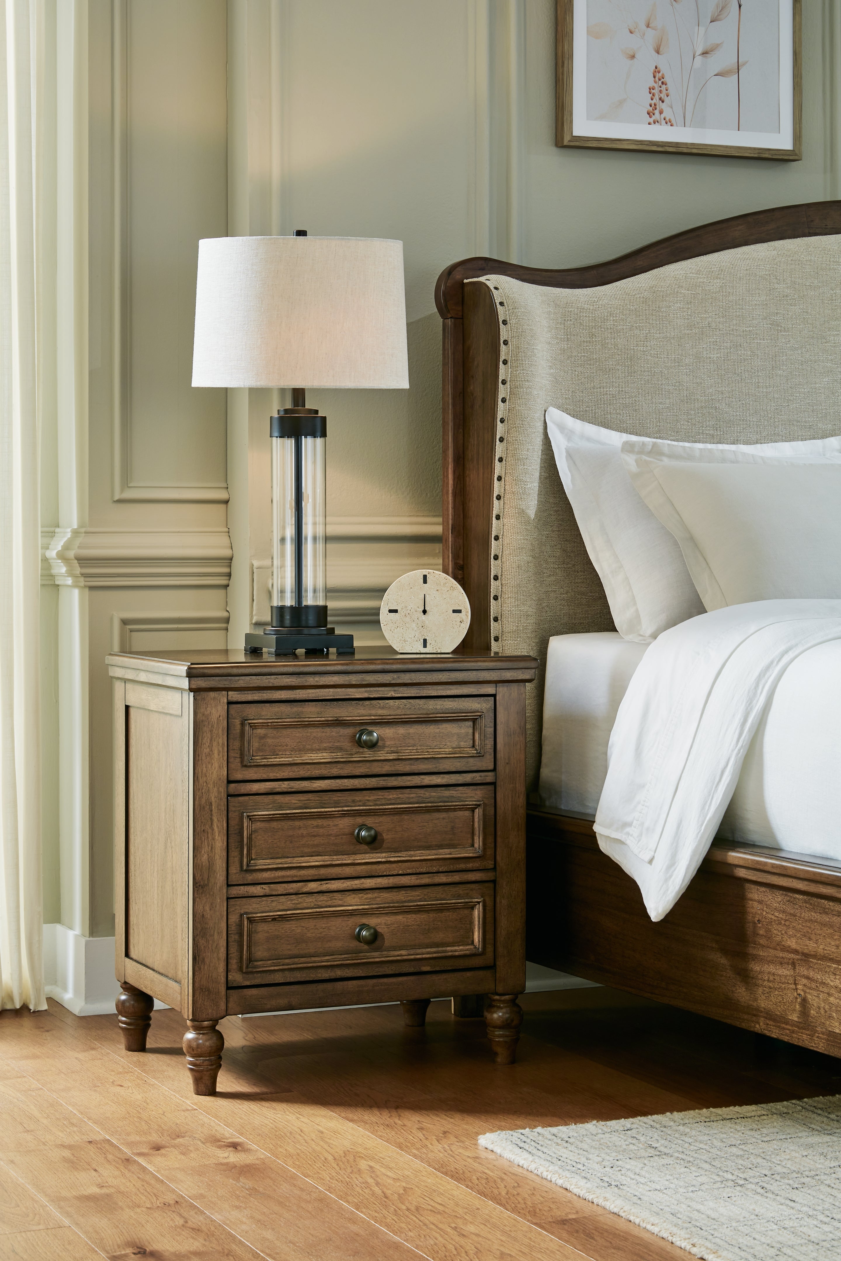 Best Deals Furniture - Ashley Furniture - Sturlayne Nightstand - Three Drawer Night Stand - B787-93
