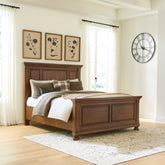 Best Deals Furniture - Ashley Furniture - Zackaryn Queen Panel Bed - Queen Panel Bed - PCB807B2