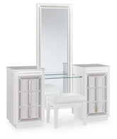 Best Deals Furniture - Ashley Furniture - Chalanna Vanity, Mirror and Stool - Vanity, Mirror and Stool - B822B6