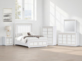 Best Deals Furniture - Ashley Furniture - Chalanna Queen Upholstered Storage Bed - Queen Upholstered Storage Bed - B822B2