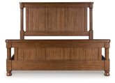 Best Deals Furniture - Ashley Furniture - Rowlenstown California King Poster Bed - California King Poster Bed - PCB824B5