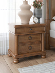 Best Deals Furniture - Ashley Furniture - Rowlenstown Nightstand - Three Drawer Night Stand - PCB824-93