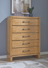 Best Deals Furniture - Ashley Furniture - Sherbana Chest of Drawers - Five Drawer Chest - B833-46