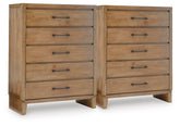 Best Deals Furniture - Ashley Furniture - Sherbana 2 Chests - 2 Chests - B833B6
