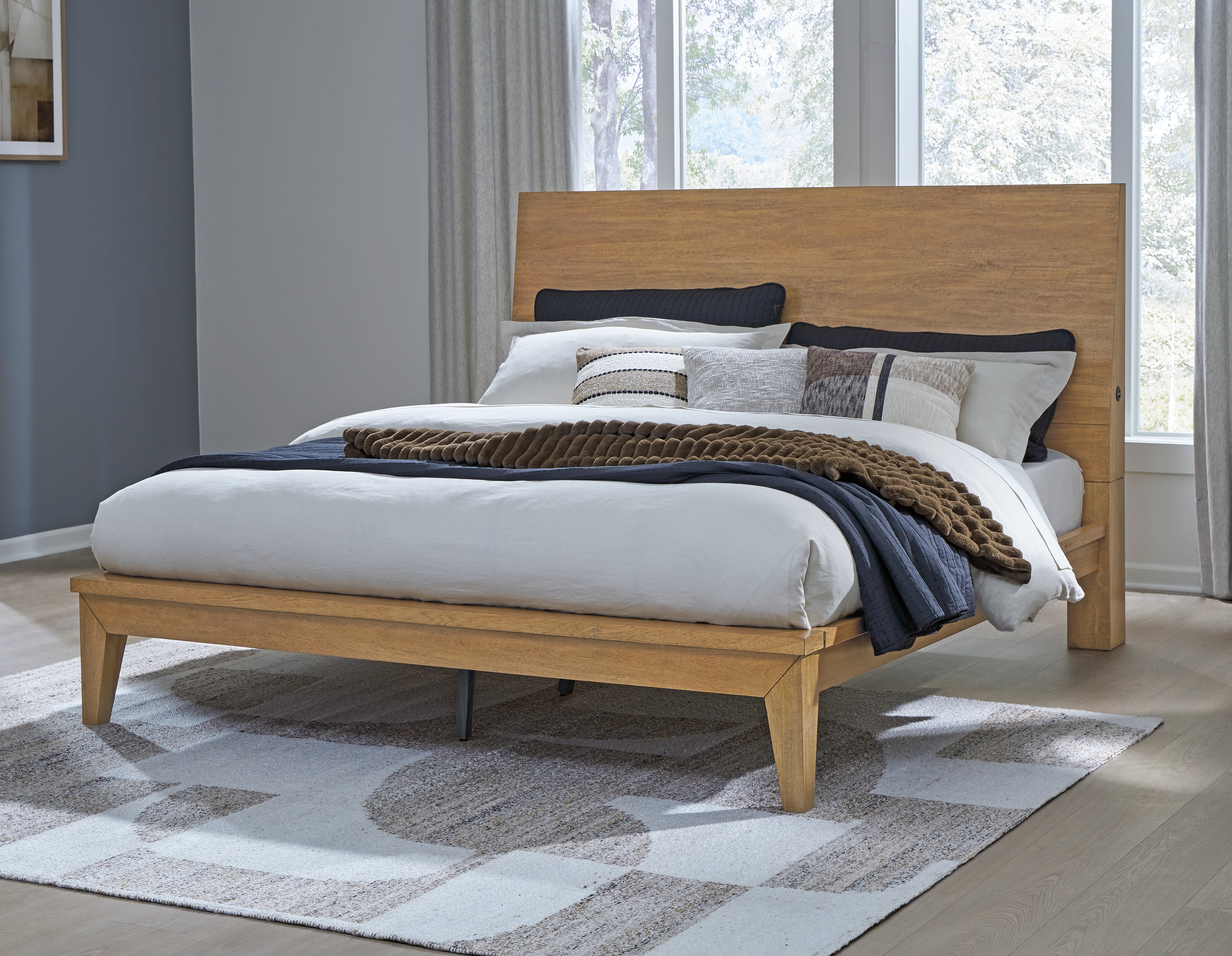 Best Deals Furniture - Ashley Furniture - Sherbana King Panel Bed - King Panel Bed - B833B4