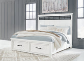Best Deals Furniture - Ashley Furniture - Ashbryn King Panel Storage Bed - King Panel Storage Bed - B844B4