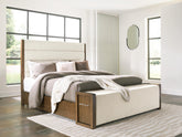Best Deals Furniture - Ashley Furniture - Marxmore Queen Upholstered Storage Bed - Queen Upholstered Storage Bed - B863B2