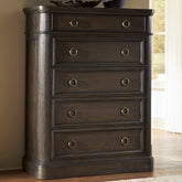 Best Deals Furniture - Ashley Furniture - Wickenger Chest of Drawers - Five Drawer Chest - PCB889-46