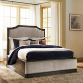 Best Deals Furniture - Ashley Furniture - Wickenger Queen Upholstered Panel Bed - Queen Upholstered Panel Bed - PCB889B2