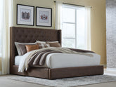 Best Deals Furniture - Ashley Furniture - Lavernty King Upholstered Storage Bed - King Upholstered Storage Bed - PCB9002B2
