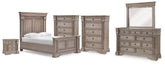 Best Deals Furniture - Ashley Furniture - Blairhurst Queen Panel Bed, Dresser, Mirror, 2 Chests and Nightstand - Queen Panel Bed, Dresser, Mirror, 2 Chests and Nightstand - B916B12