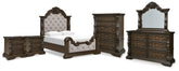 Best Deals Furniture - Ashley Furniture - Maylee Queen Panel Bed, Dresser, Mirror, Chest and 2 Nightstands - Queen Panel Bed, Dresser, Mirror, Chest and 2 Nightstands - B947B16