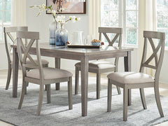 Best Deals Furniture - Ashley Furniture - Parellen Dining Table - Rectangular Dining Room Table - D291-25
