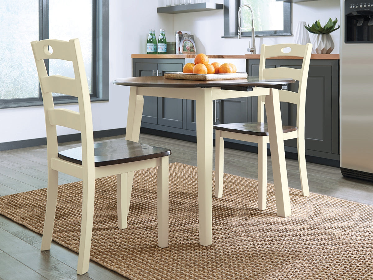 Best Deals Furniture - Ashley Furniture - Woodanville Dining Drop Leaf Table - Round DRM Drop Leaf Table - D335-15