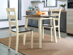 Best Deals Furniture - Ashley Furniture - Woodanville Dining Drop Leaf Table - Round DRM Drop Leaf Table - D335-15