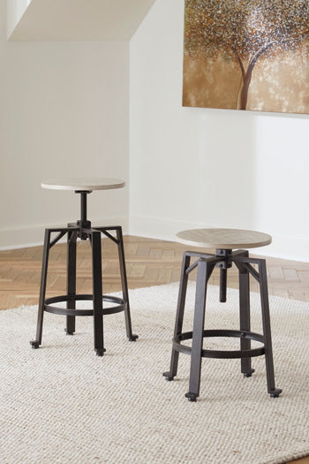 Best Deals Furniture - Ashley Furniture - Karisslyn Counter Height Stool (Set of 2) - Counter Height Stool (Set of 2) - D336-024X2