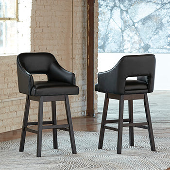 Best Deals Furniture - Ashley Furniture - Tallenger Bar Height Bar Stool (Set of 2) - Bar Height Bar Stool (Set of 2) - D380-930X2