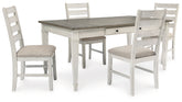 Best Deals Furniture - Ashley Furniture - Skempton Dining Table and 4 Chairs - Dining Table and 4 Chairs - D394D4