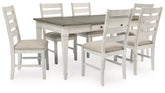 Best Deals Furniture - Ashley Furniture - Skempton Dining Table and 6 Chairs - Dining Table and 6 Chairs - D394D7