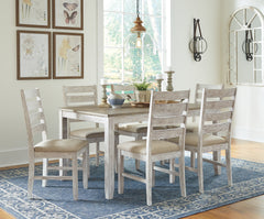 Best Deals Furniture - Ashley Furniture - Skempton Dining Table and Chairs (Set of 7) - Dining Room Table Set (7/CN) - D394-425