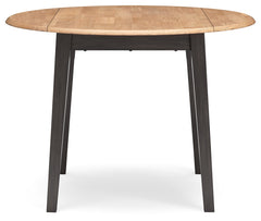 Gesthaven Dining Table and 2 Chairs