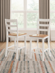 Best Deals Furniture - Ashley Furniture - Gesthaven Counter Height Barstool (Set of 2) - Counter Height Barstool (Set of 2) - D398-124X2