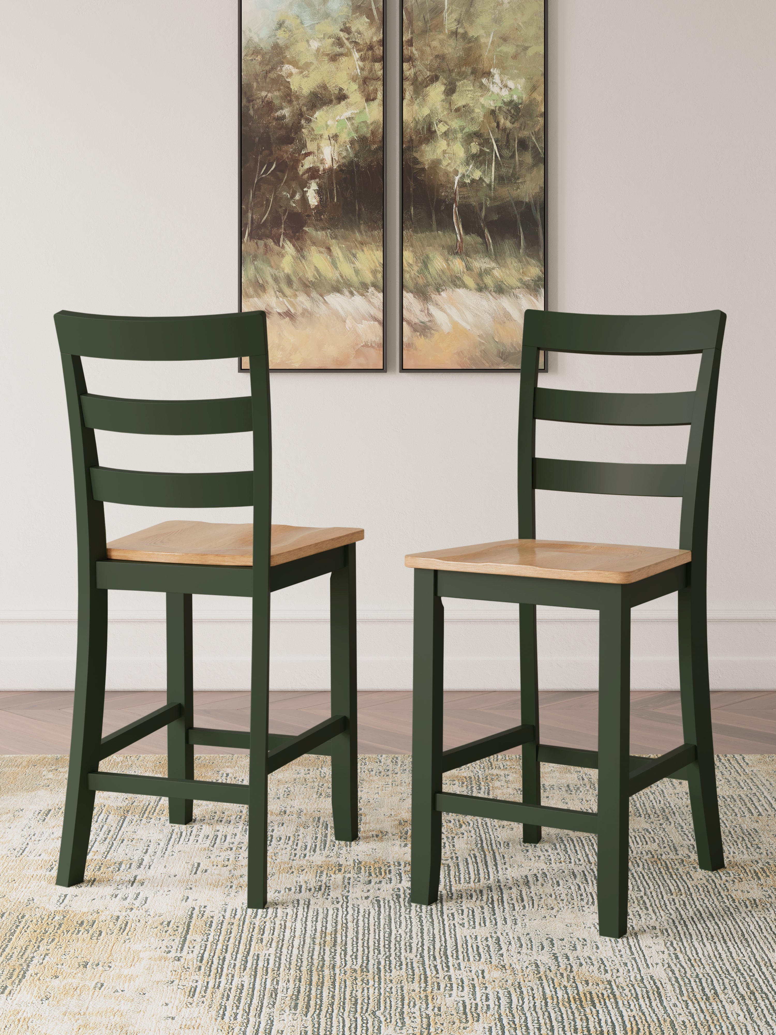 Best Deals Furniture - Ashley Furniture - Gesthaven Counter Height Barstool (Set of 2) - Counter Height Barstool (Set of 2) - D401-124X2