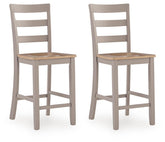 Best Deals Furniture - Ashley Furniture - Harperfeld Counter Height Barstool (Set of 2) - Counter Height Barstool (Set of 2) - PCD403-124X2